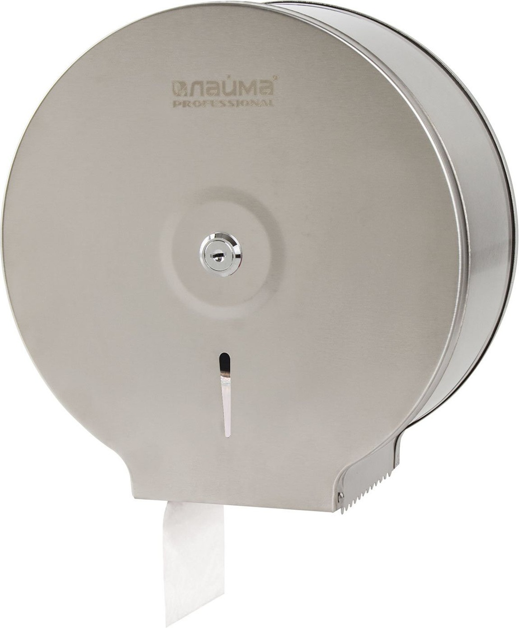 Диспенсер для туалетной бумаги ЛАЙМА PROFESSIONAL ECONOMY (Система T2), малый, нержавеющая сталь, матовый, 605048 фото