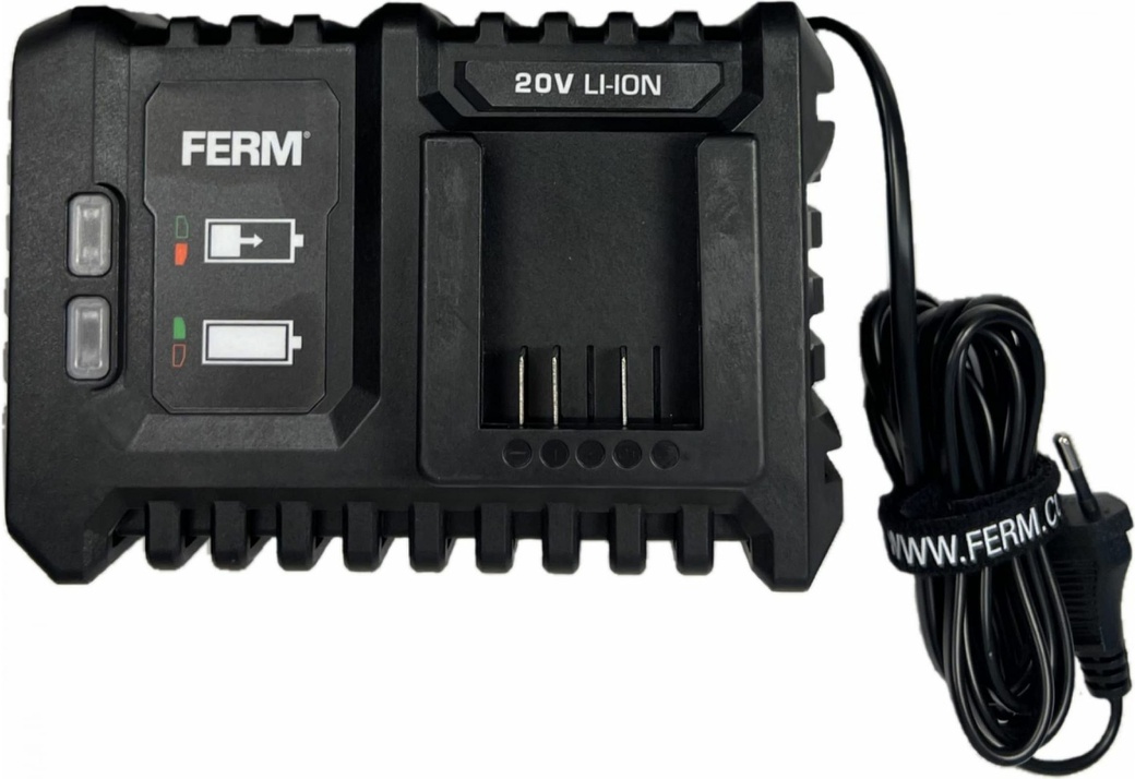 Зарядное устройство FERM CDA1170 20В, 4 А, Quick Charger фото