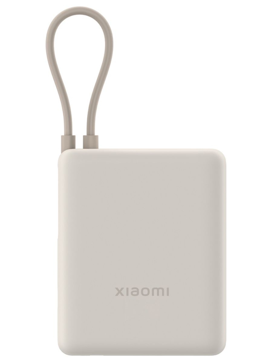 Внешний аккумулятор Xiaomi Power Bank 10000 mah 33W (BHR9333GL) c кабелем, бежевый фото