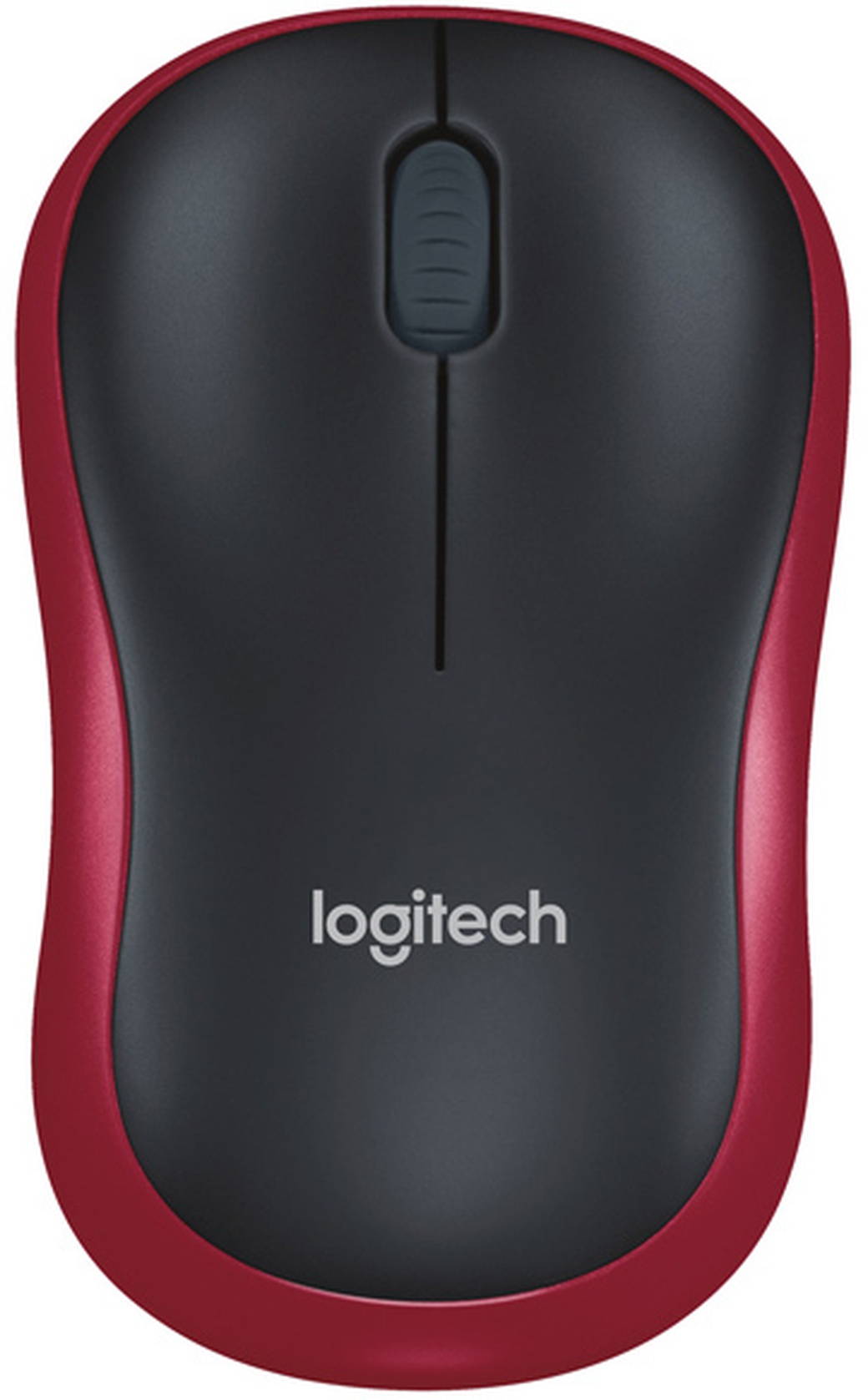 Беспроводная мышь Logitech M185, красный фото