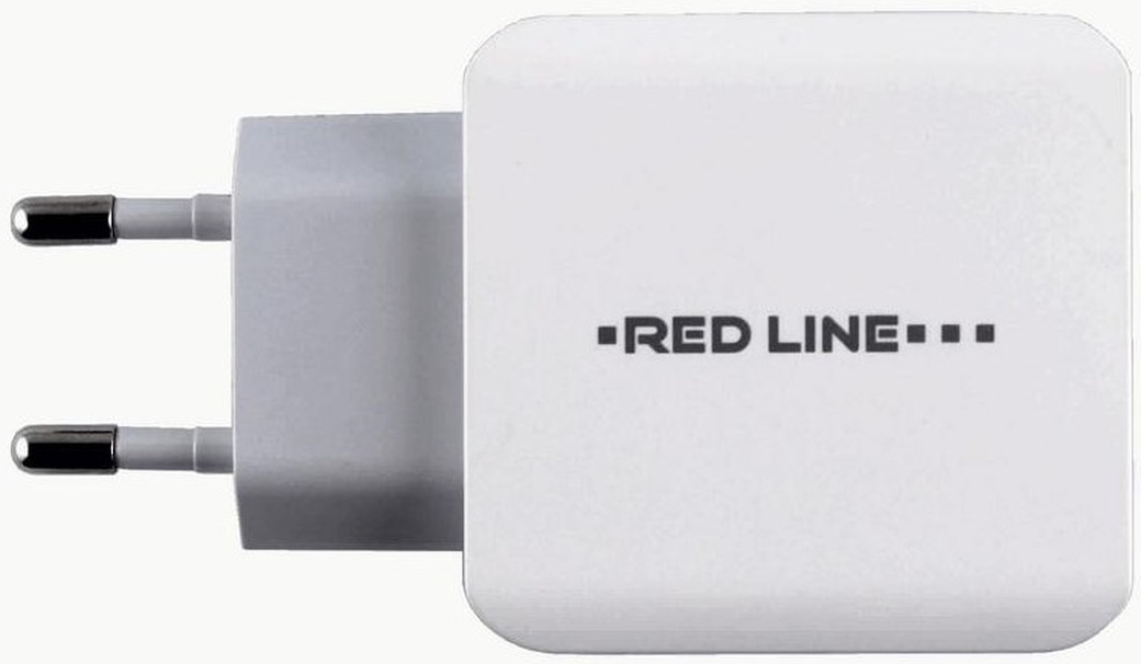 СЗУ адаптер 3 USB (модель Y3) 3.1A Fast Charge белый, Redline фото