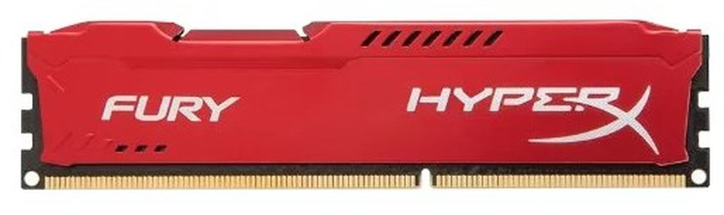 Память оперативная Kingston DDR3 4GB 1600MHz DDR3 CL10 DIMM HyperX FURY Red Series фото