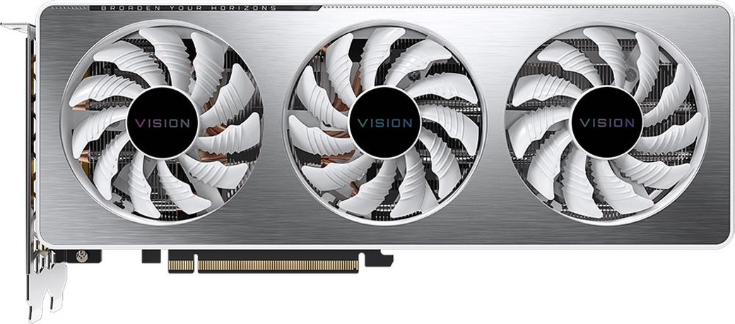 Видеокарта Gigabyte GeForce RTX 3060Ti Vision OC 8GB LHR 2.0 (GV-N306TVISION OC-8GD 2.0) фото
