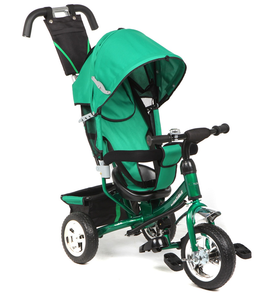 Capella Action Trike II - детский трехколесный велосипед Green (зеленый) фото