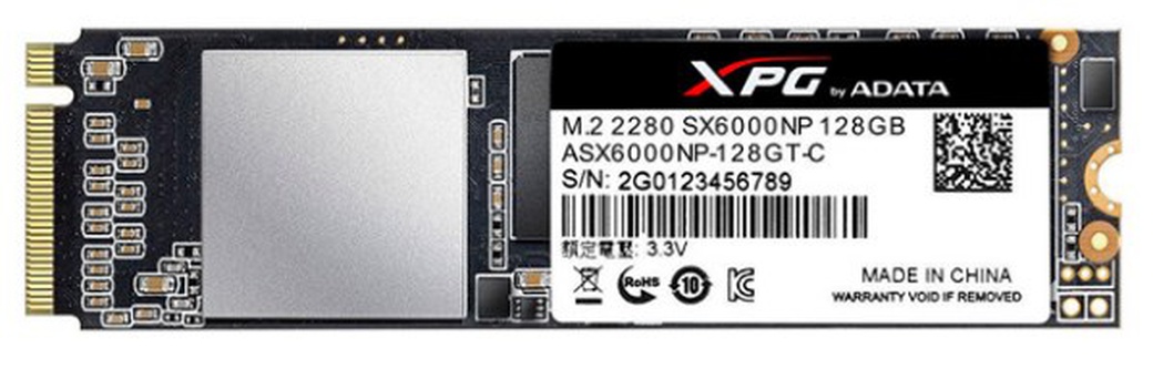 Накопитель SSD A-Data PCI-E x4 128Gb ASX6000LNP-128GT-C XPG SX6000 Lite M.2 2280 фото