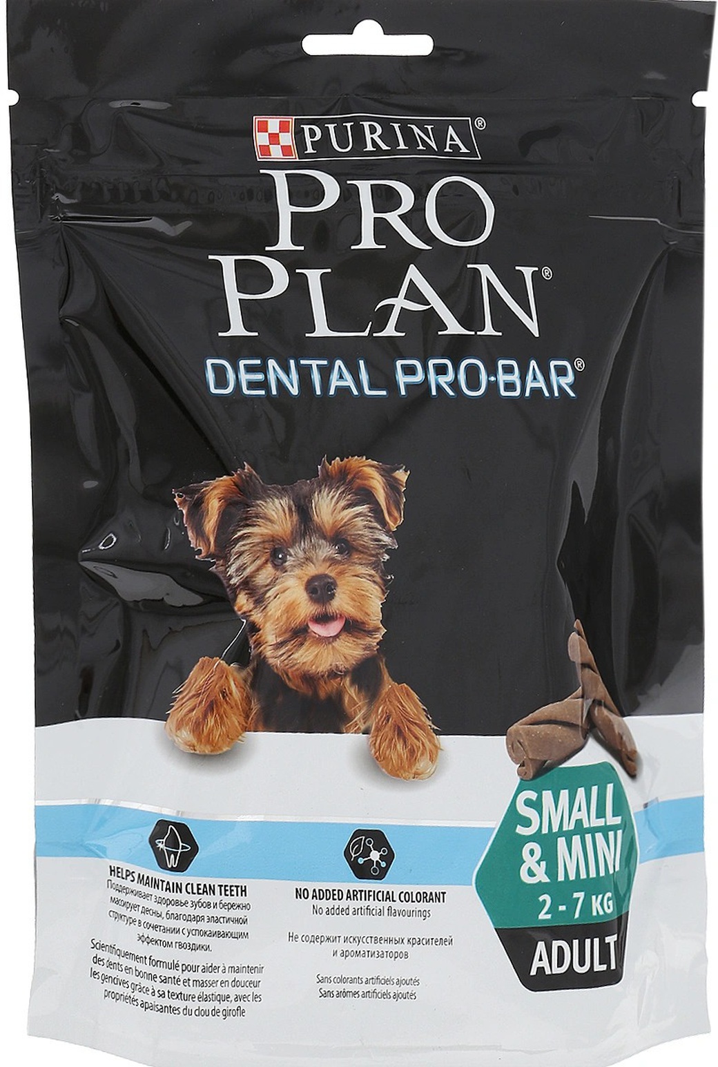 Лакомство для собак мелких пород для поддержания здоровья полости рта ProPlan Dental Pro-Bar, 150 г фото
