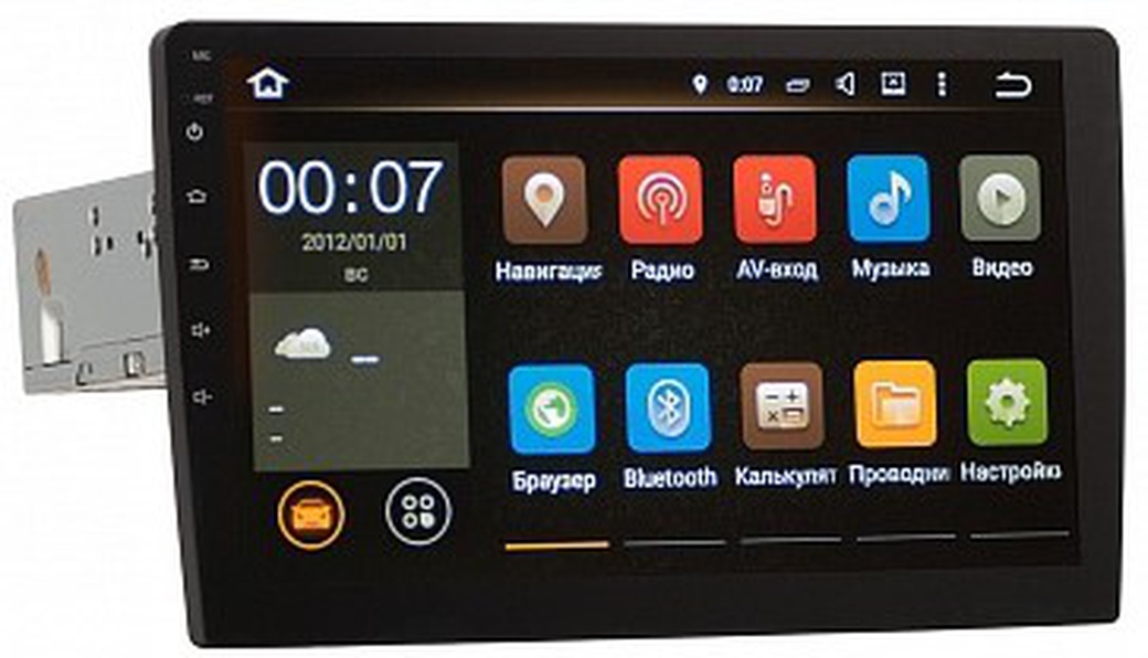 Автомагнитола RECXON iSmart 10.1 (10", Android 7.1) - универсальное головное устройство (ТЕХПАК) фото