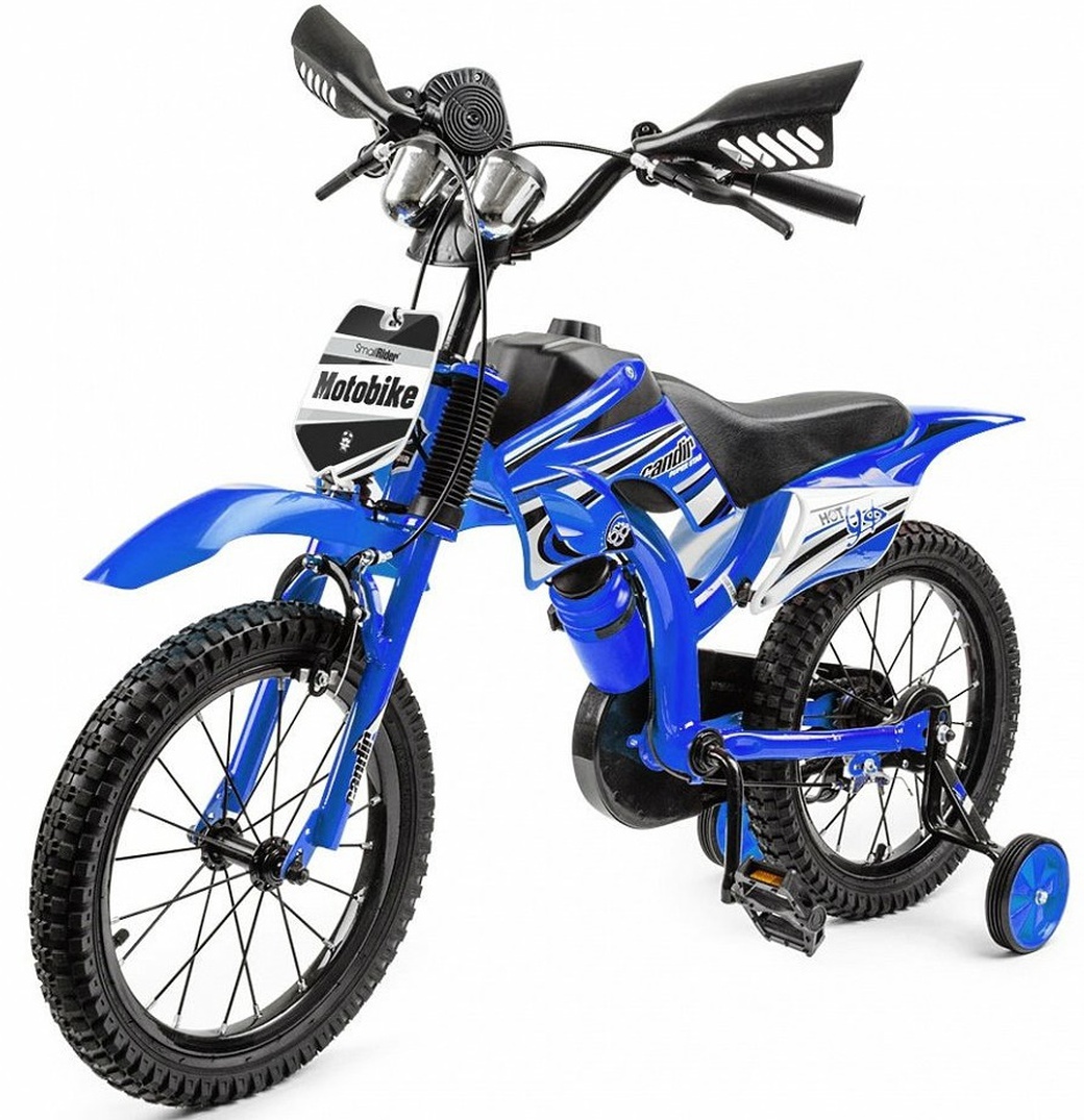 Детский велосипед-мотоцикл Small Rider Motobike Sport (синий) фото