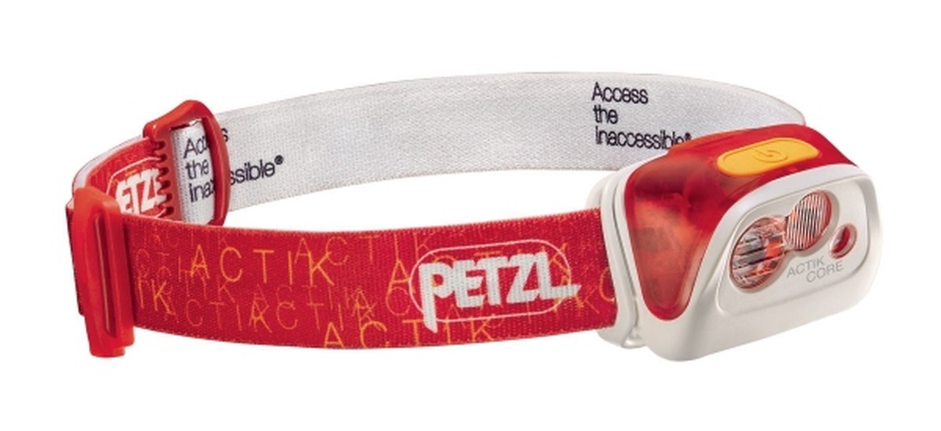 Фонарь светодиодный налобный Petzl Actik CORE красный, 350 лм, аккумулятор фото