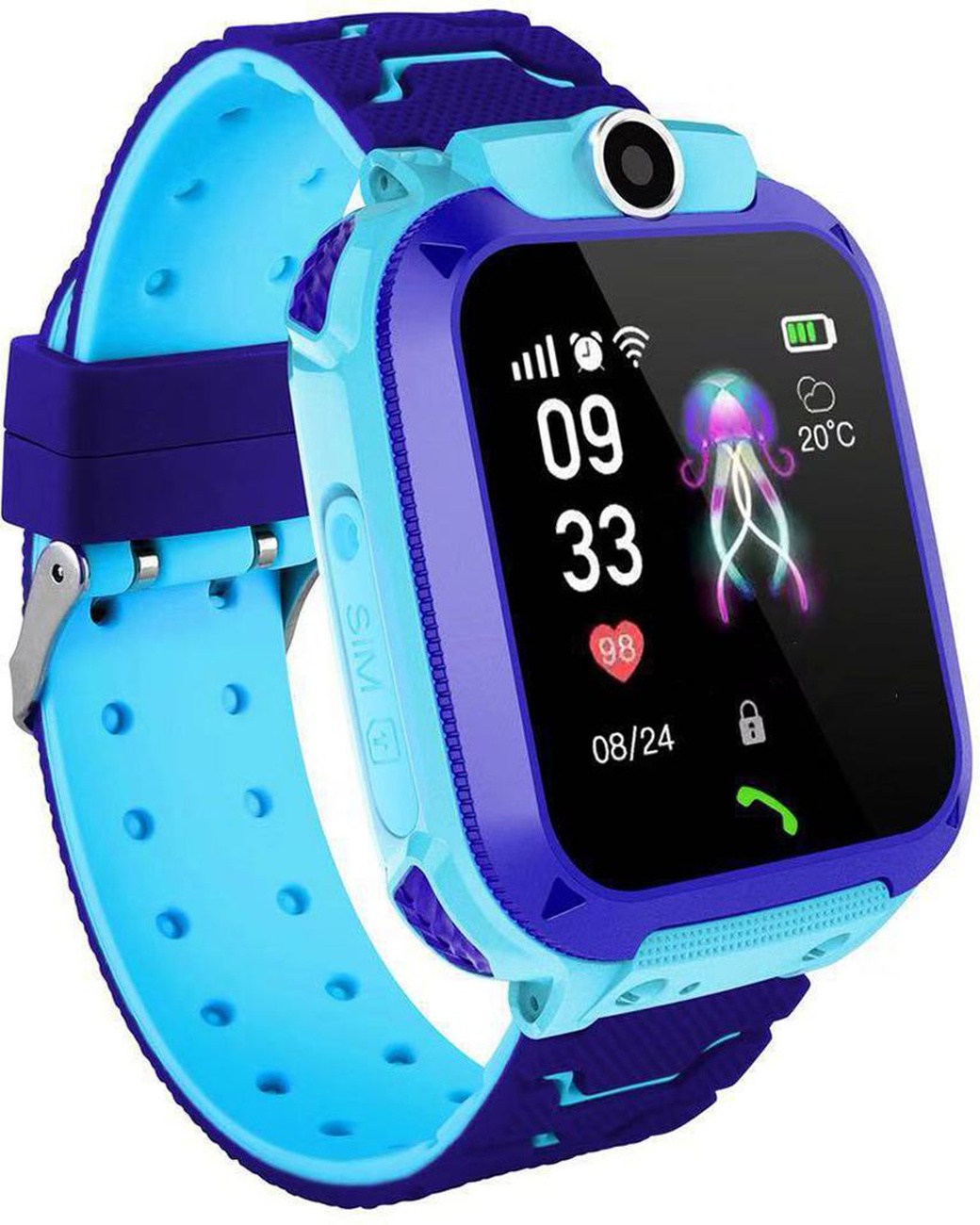 Детские умные часы Z5 GPS, синий фото