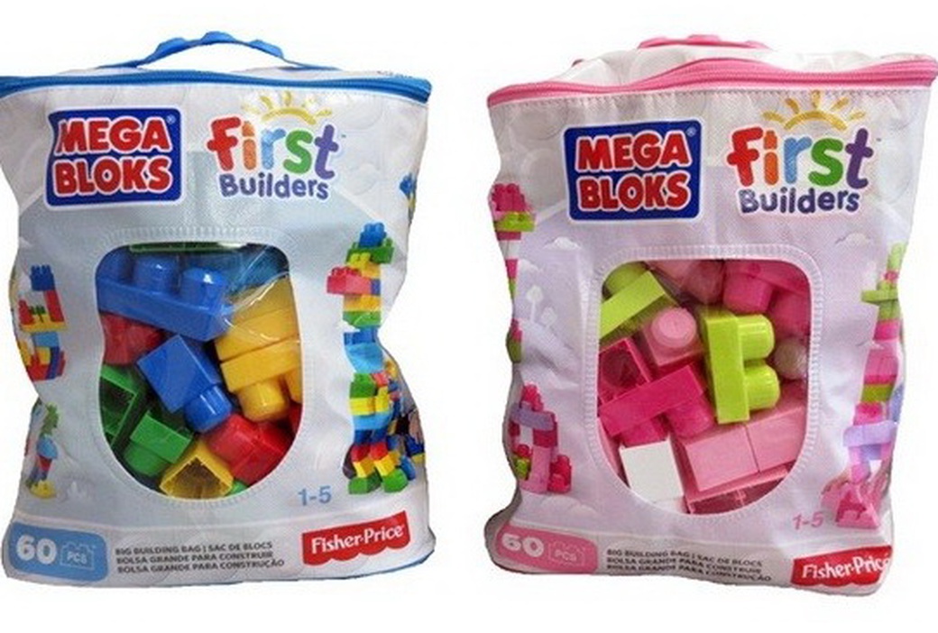Mega Bloks First Builders Конструктор из 60 деталей Mattel CYP67 фото