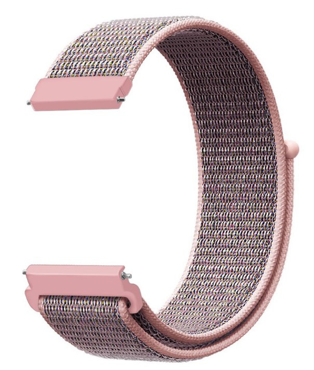 Нейлонвый ремешок для часов Amazfit GTR 47mm, розовый фото
