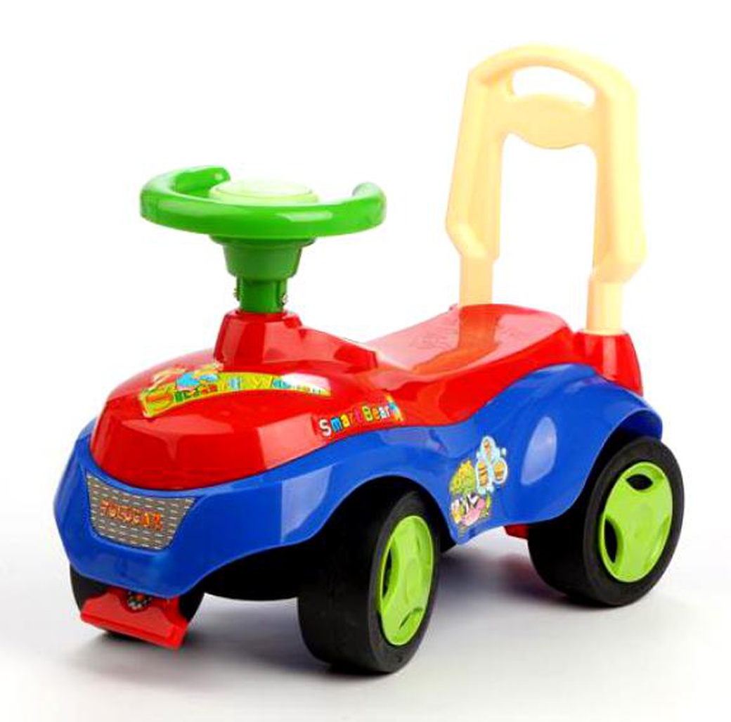Tolocar Каталка детская с отделением для игрушек (красный-синий) фото