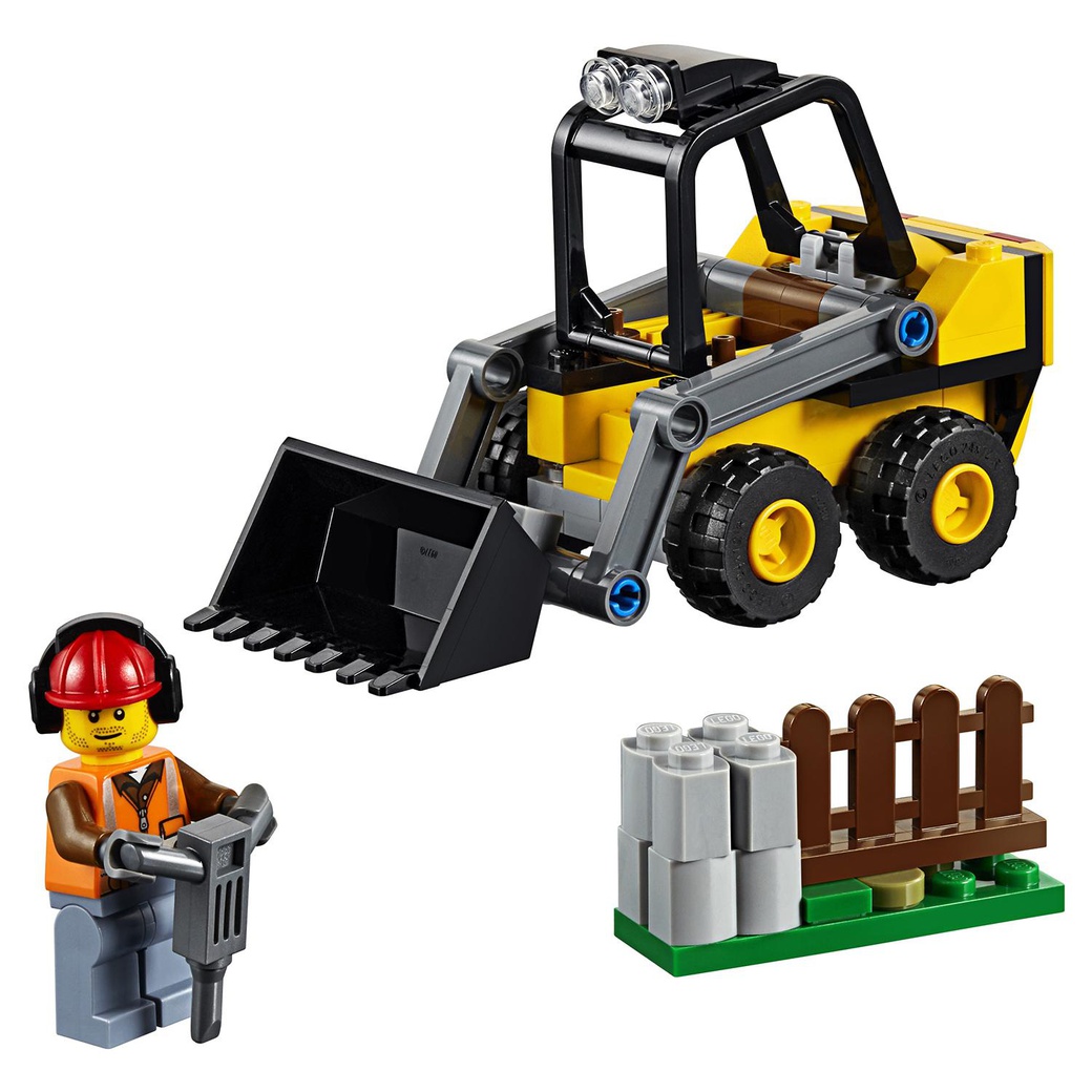 Lego City Транспорт Строительный погрузчик конструктор 60219 фото