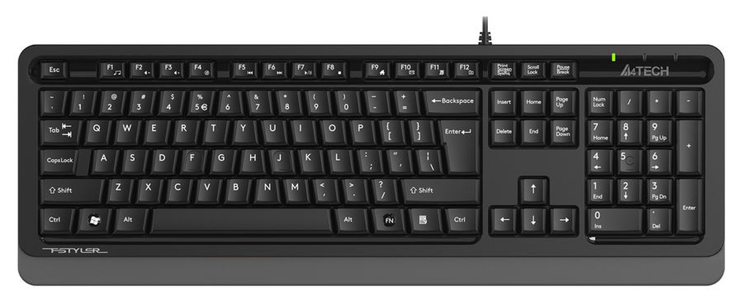 Клавиатура A4Tech Fstyler FKS10, черный/серый фото