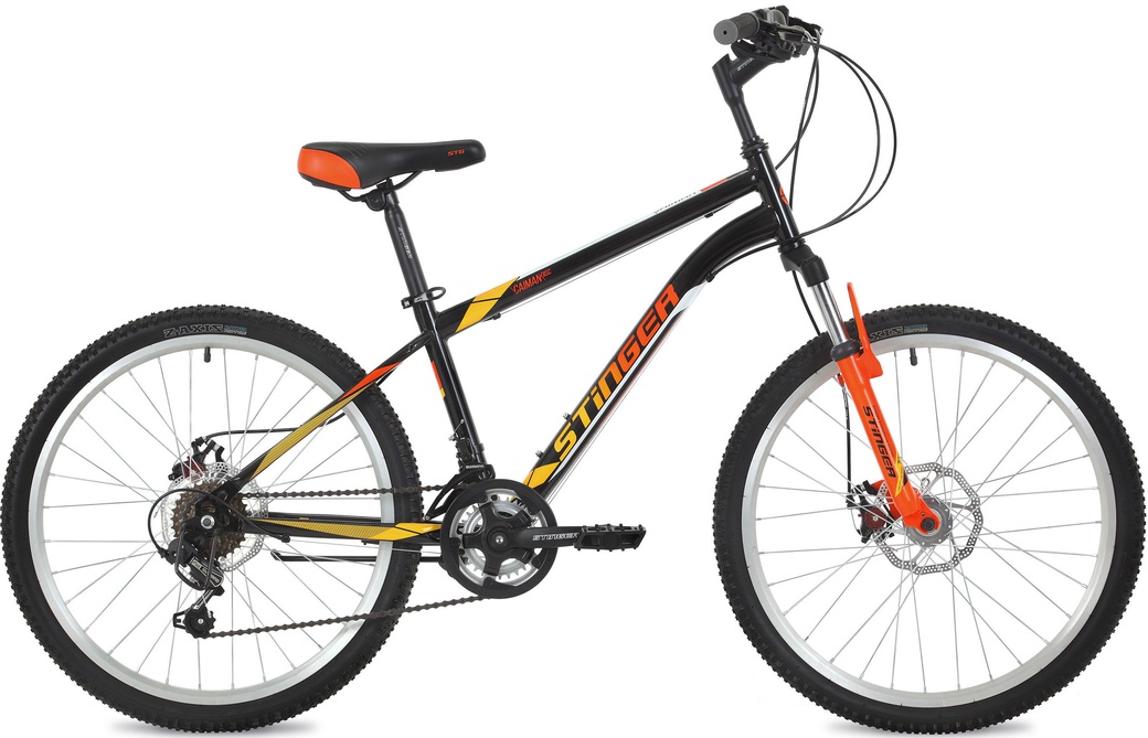 Велосипед Stinger 24" Caiman D, 14", оранжевый 24SHD.CAIMD.14OR8 фото