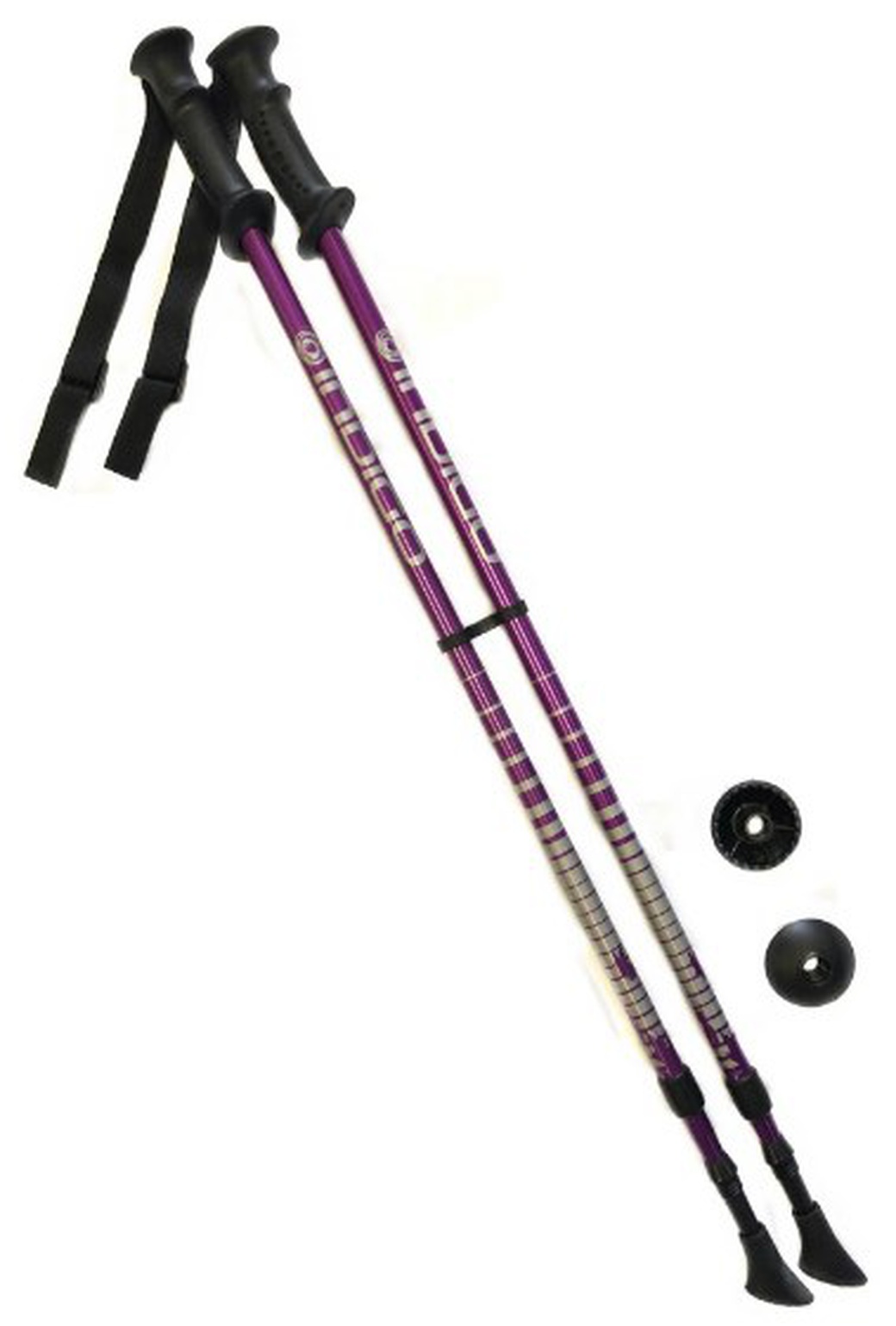 Палки для скандинавской ходьбы телескопические INDIGO SL-1-2 Фиолетовый фото