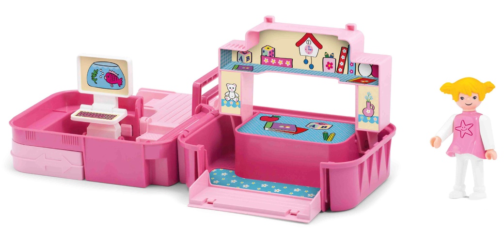 Игровой набор EFKO детская комната с фигуркой девочкой в чемоданчике фото