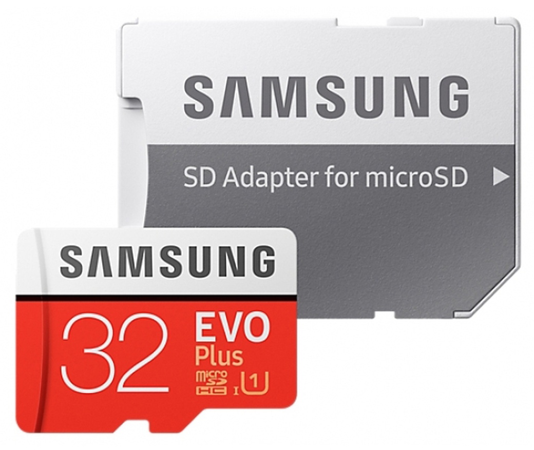 Карта памяти Samsung Evo Plus microSDHC 32Gb Class 10 UHS-I U1 (95MB/s) + ADP фото