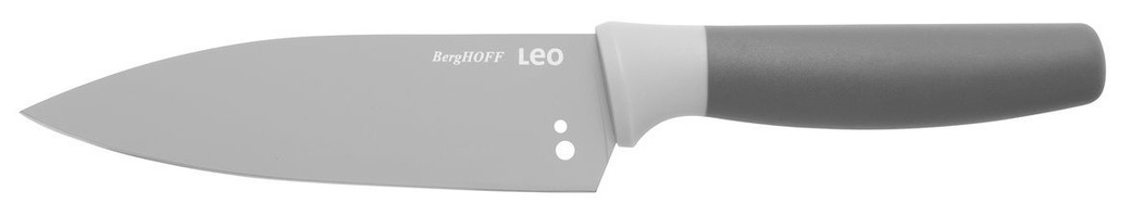 Поварской нож маленький 14см с отверстиями для очистки розмарина Leo (серый) BergHOFF, 3950041 фото