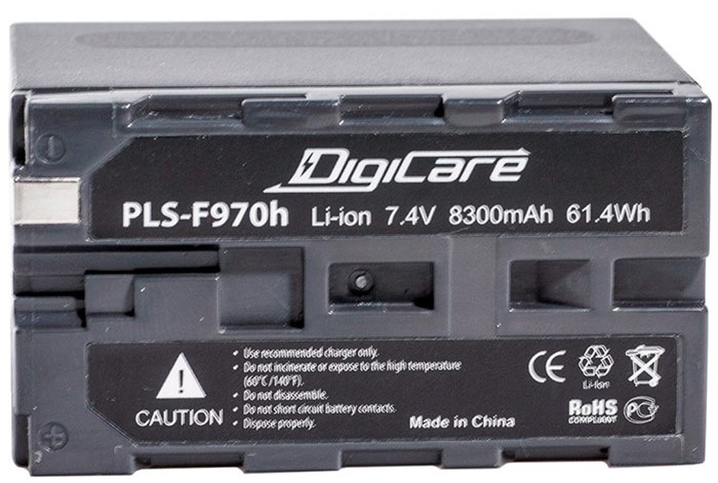 Аккумулятор Digicare PLS-F970H/NP-F970 8300mAh для видеосвета фото