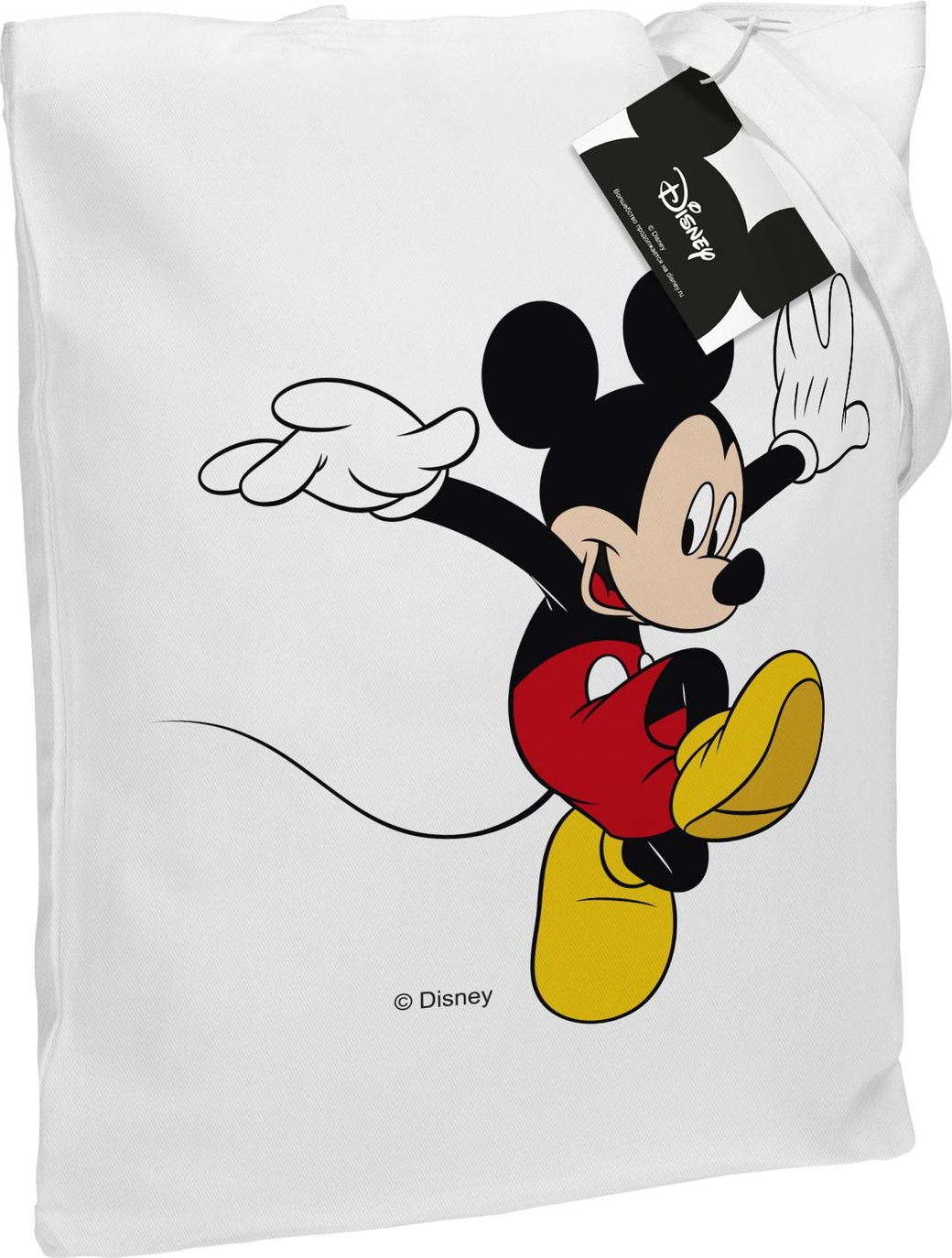 Холщовая сумка «Микки Маус. Fun», белая фото