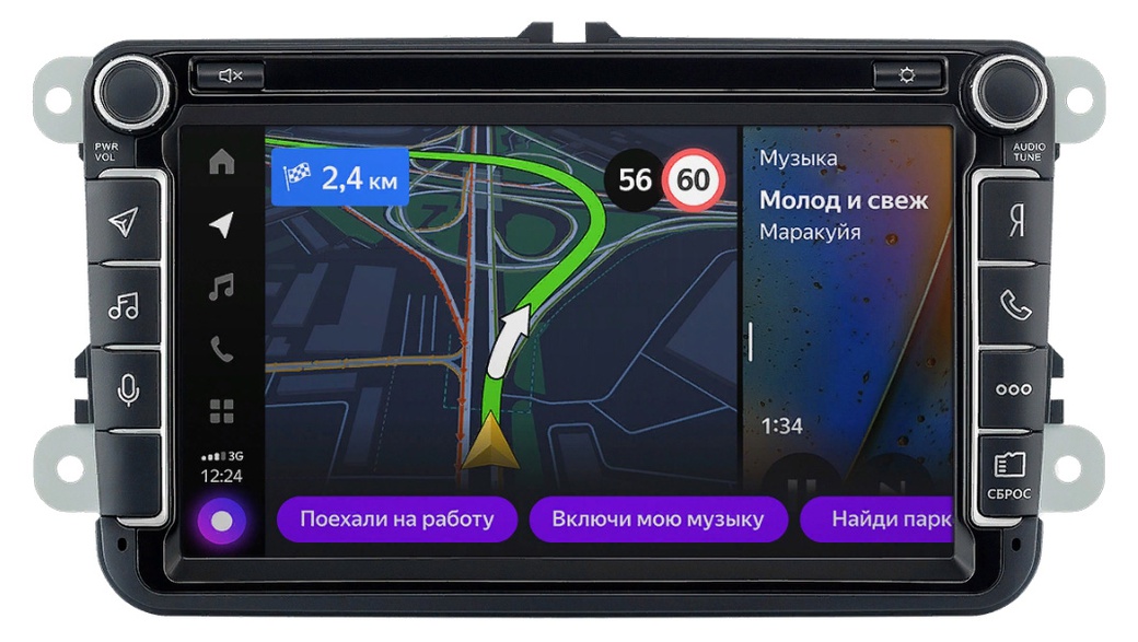 Мультимедийный навигационный центр Яндекс.Авто Škoda Rapid (2014-2020) YA-SK01-1A фото