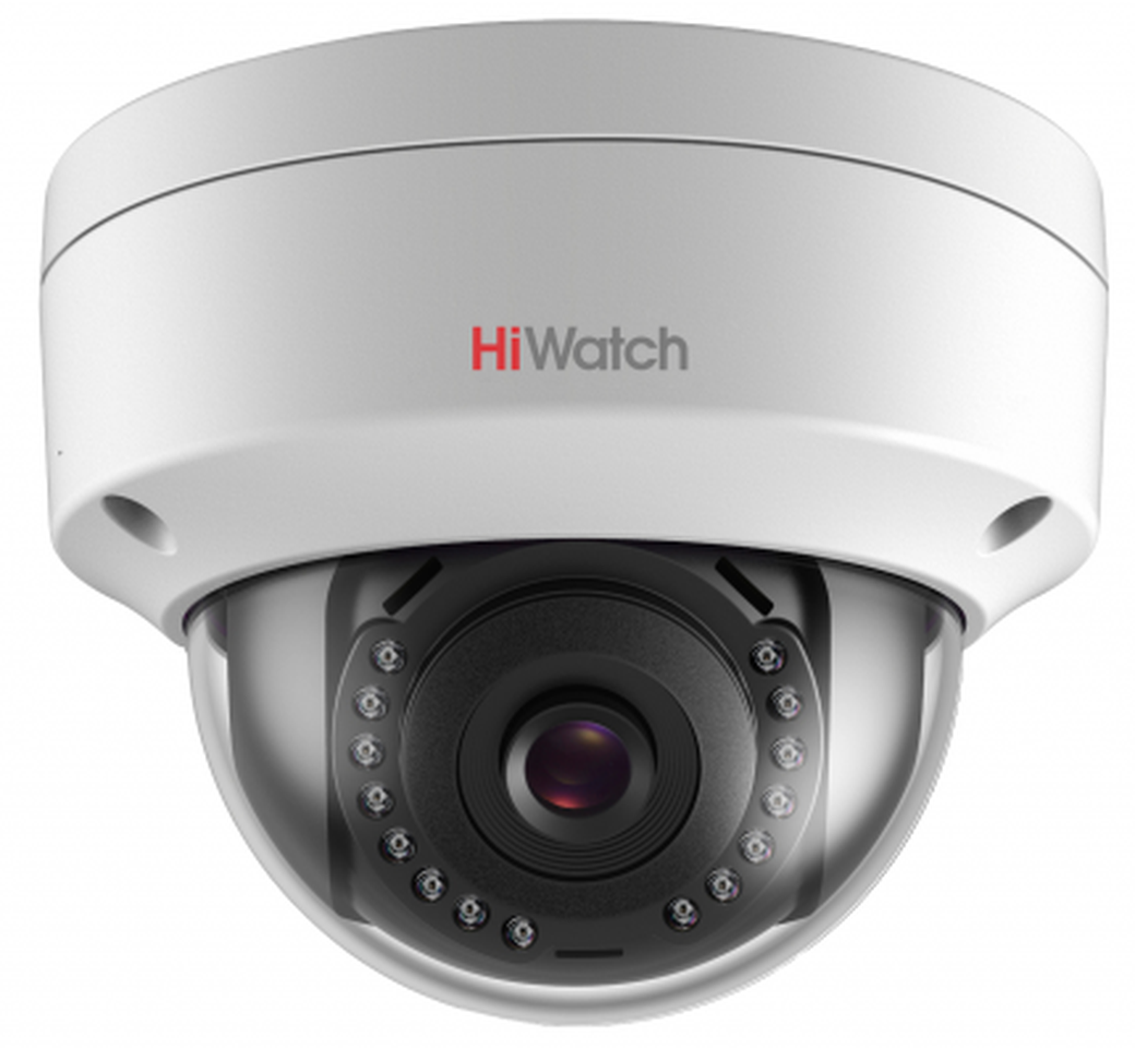 Видеокамера IP Hikvision HiWatch DS-I252 4-4мм цветная корп.:белый фото