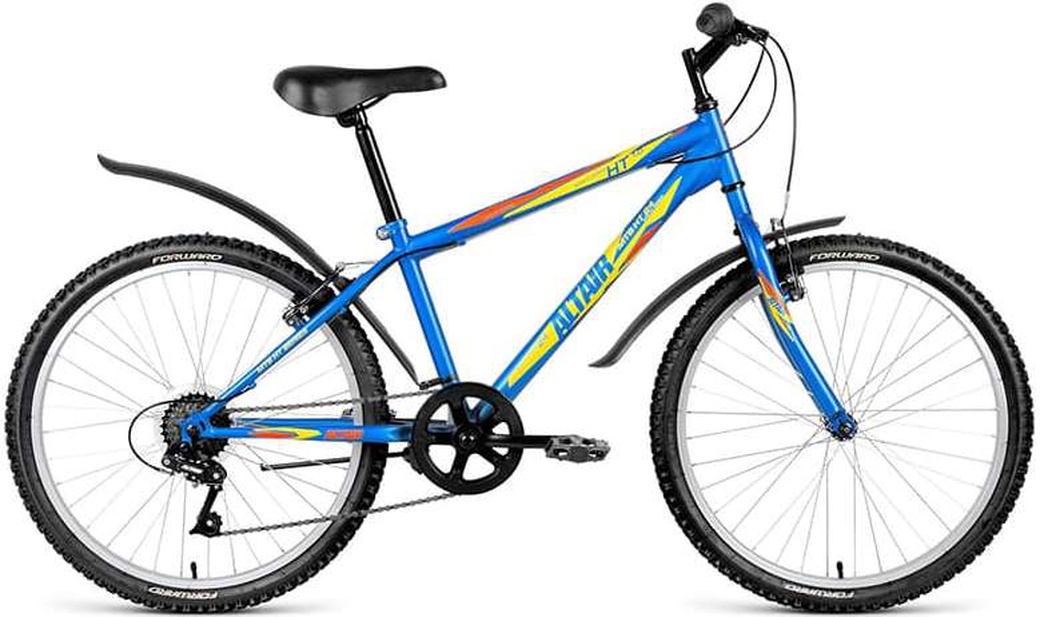 Велосипед 24" Altair MTB HT 24 1.0 6 ск 17-18 г 14' Синий матовый/RBKN8JN46004 фото