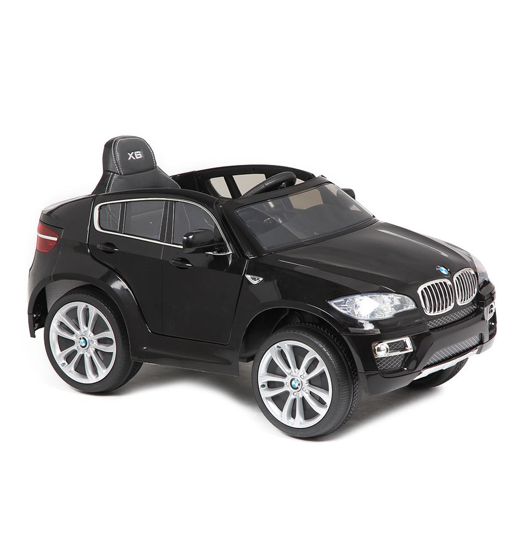 Электромобиль детский Weikesi BMWx6 JJ258-1 (черный) фото