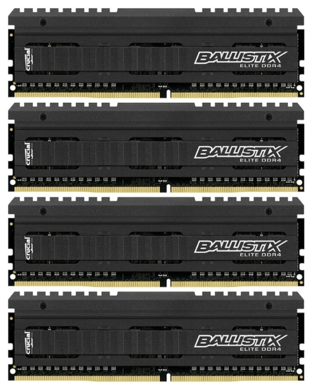 Память оперативная DDR4 16GB Crucial Kit (4GBx4) DDR4 3200 MT/s (PC4-25600) CL16 SR x8 Unbuffered DIMM 288pin Ballistix Elite фото