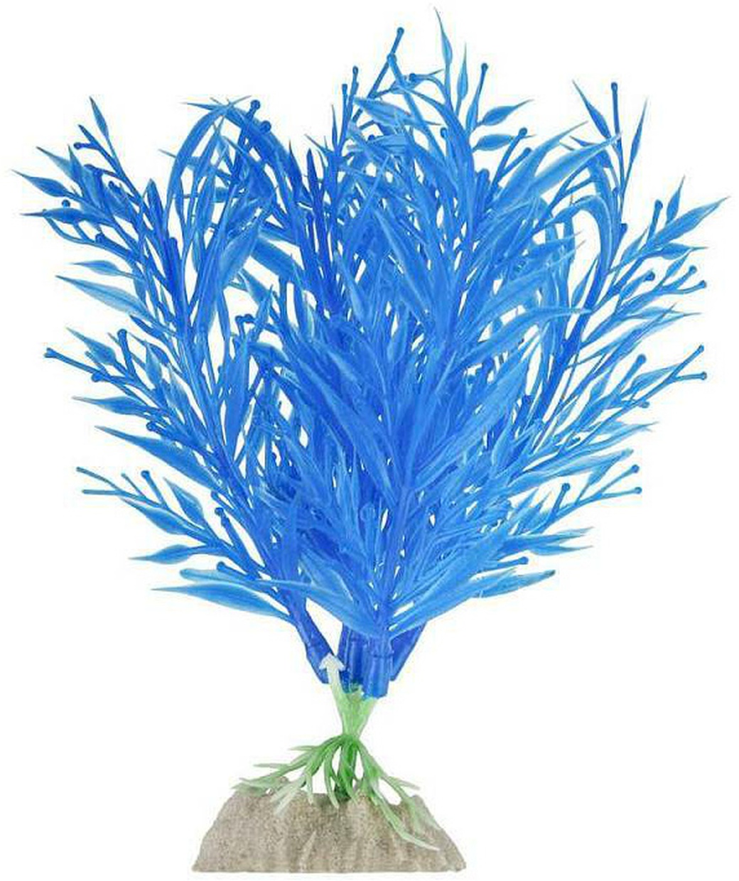 Растение флуоресцирующее Tetra GloFish синее М 15 см фото