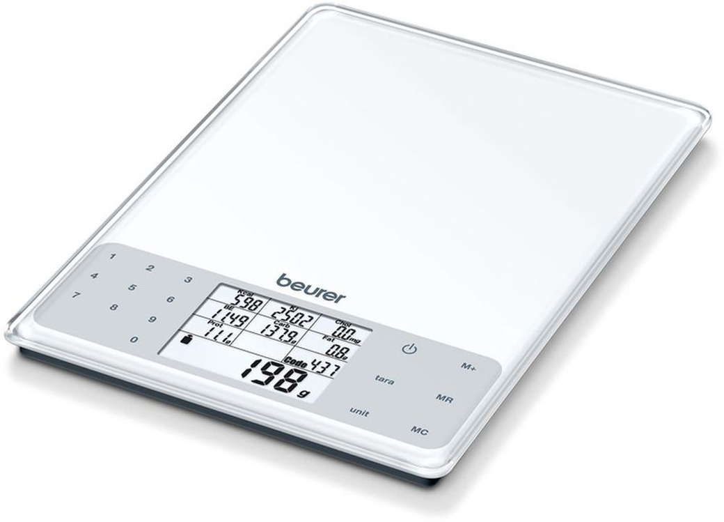 Весы кухонные электронные Beurer DS61 диетические макс.вес:5кг белый фото