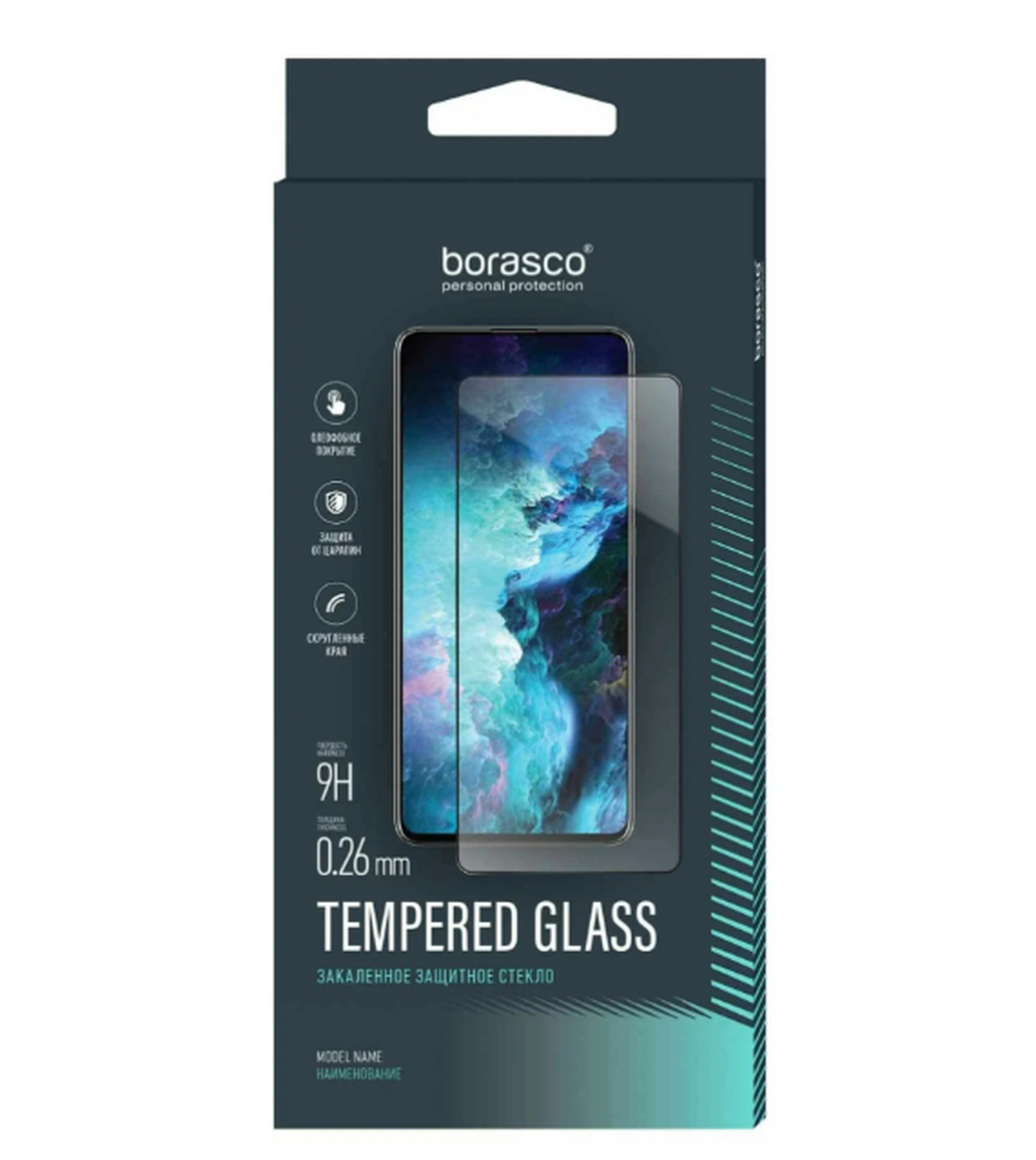 Защитное стекло для Xiaomi Redmi 12C Full Glue черный, BoraSCO фото