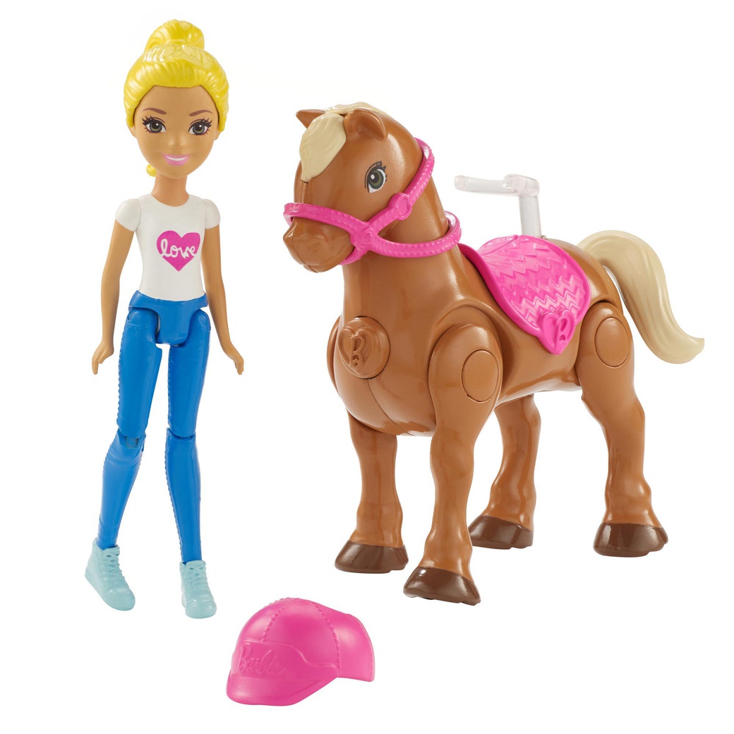 Mattel Barbie В движении Пони и кукла фото