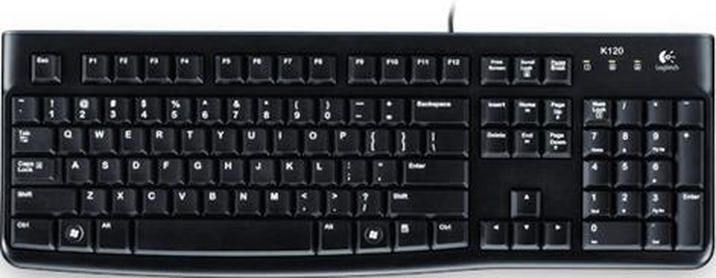 Клавиатура Logitech K120 EER черный USB, 920-002506 фото