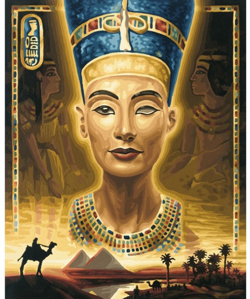 Schipper Нефертити - раскраска по номерам, 40х50 см фото