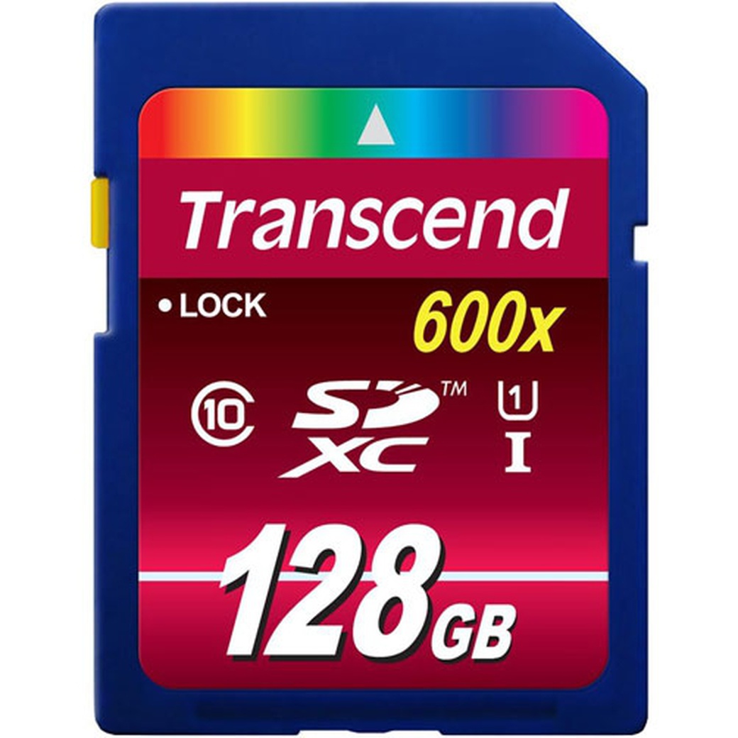 Карта памяти Transcend SDXC 128GB Class 10 UHS-I U1 90MB/s, TS128GSDXC10U1 фото