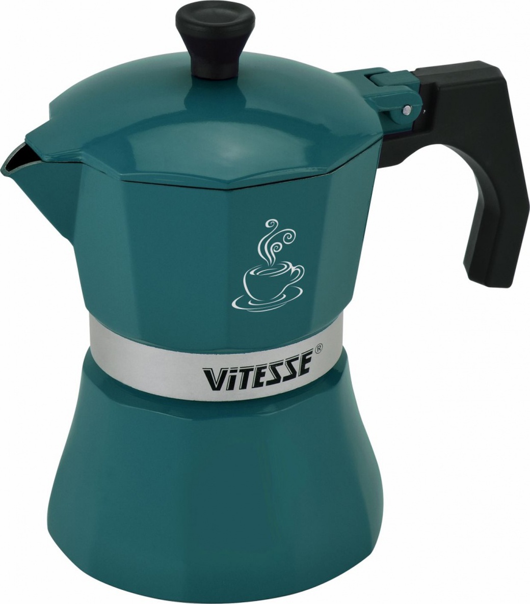 Кофеварка эспрессо (3 чашки) Vitesse VS-2648 Зеленый фото