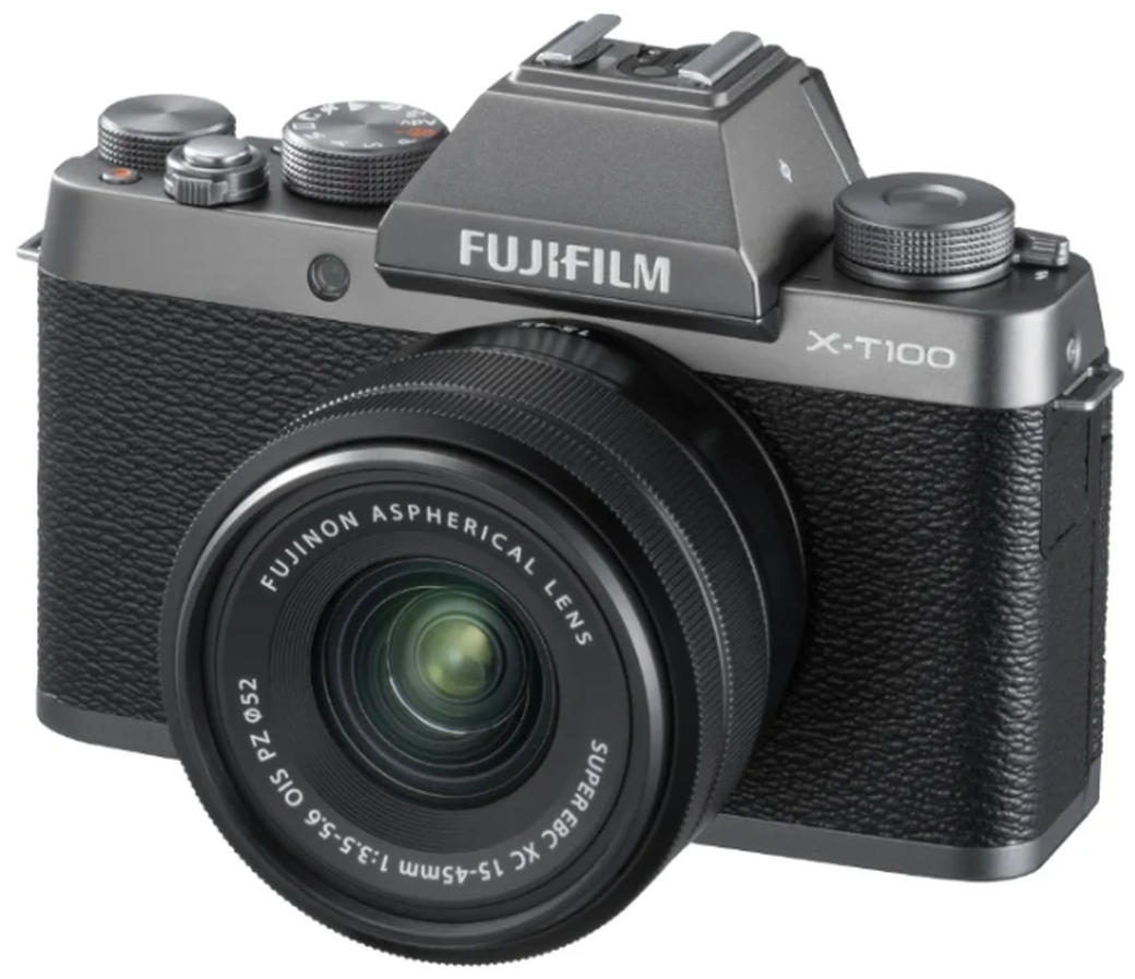 Фотоаппарат Fujifilm X-T100 Kit 15-45mm темное серебро фото