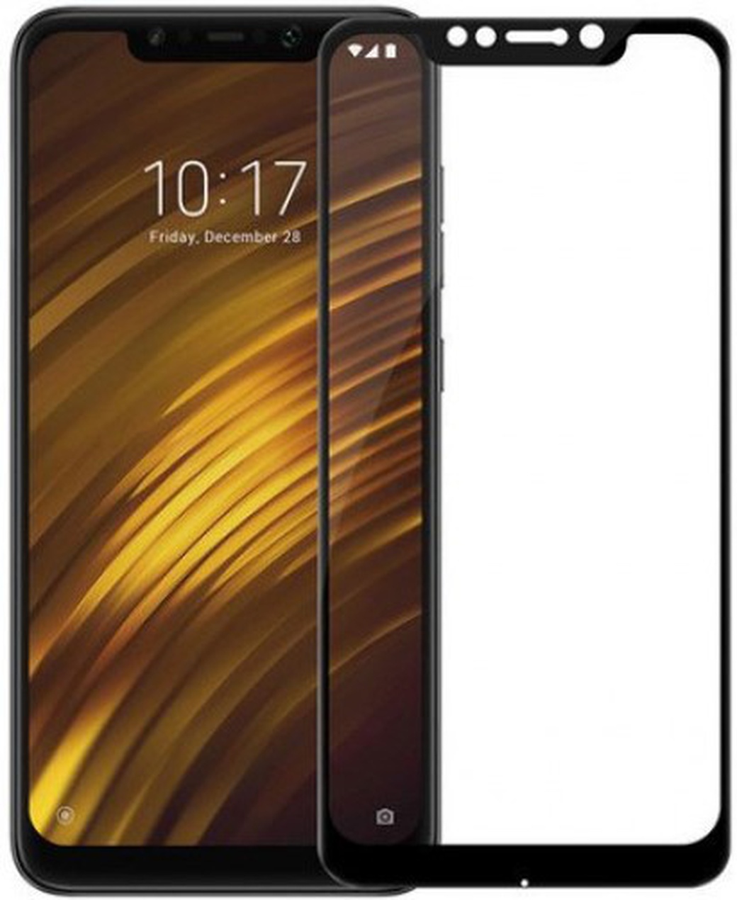 Защитное стекло для Xiaomi Pocophone F1 Full Screen Glass Black, Dismac фото