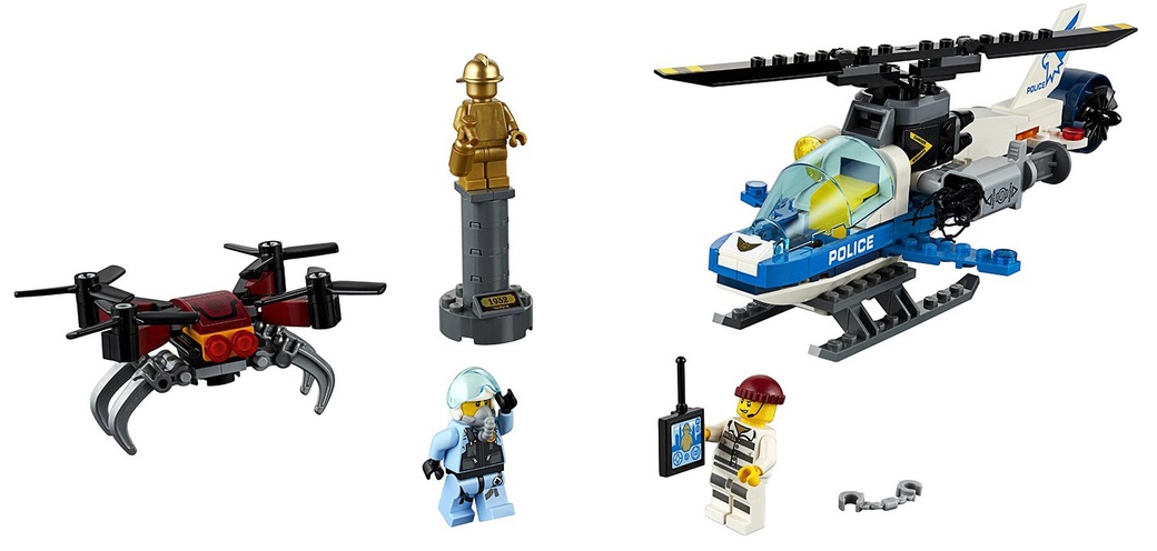Lego City Воздушная полиция Погоня дронов конструктор 60207 фото