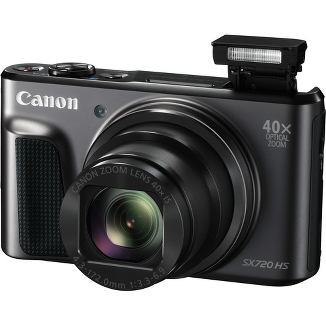 Цифровой фотоаппарат Canon PowerShot SX720 HS черный фото
