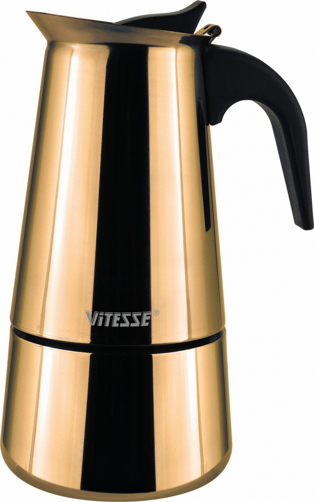Кофеварка гейзерная эспрессо (6 чашек) Vitesse VS-2647 Медный фото