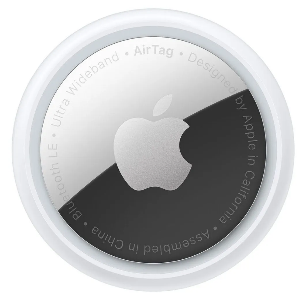 Трекер Apple AirTag A2187 (1шт) белый/серебристый фото