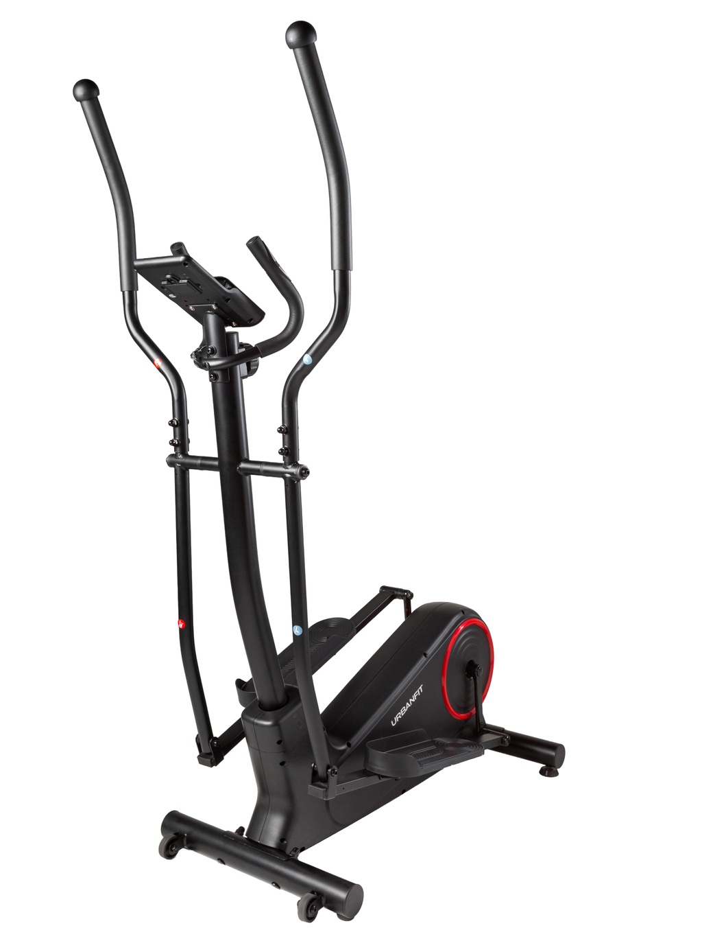 Эллиптический тренажер Urbanfit WideStep, магнитный, с дисплеем, bluetooth, 8 уровней, черный фото