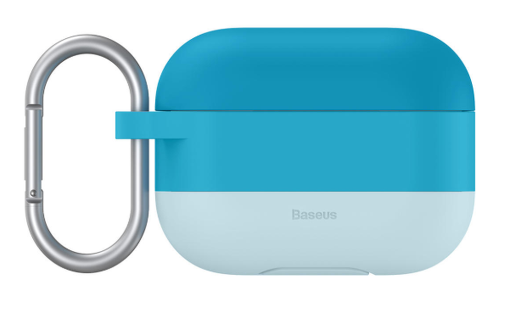 Чехол Baseus, силиконовый с градиентом, для Apple Airpods 3 / Airpods Pro, синий фото