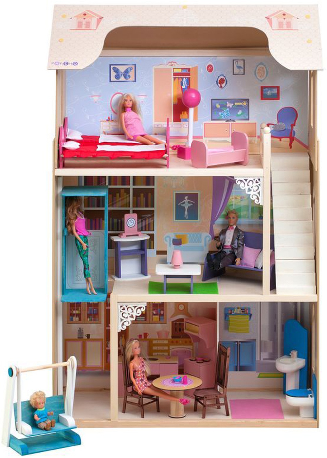 Paremo Кукольный домик "Грация" (с мебелью) фото