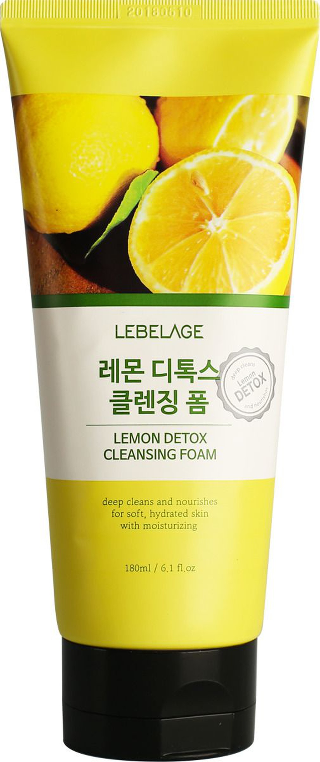 Lebelage Детокс-пенка для умывания с лимоном, 180мл фото