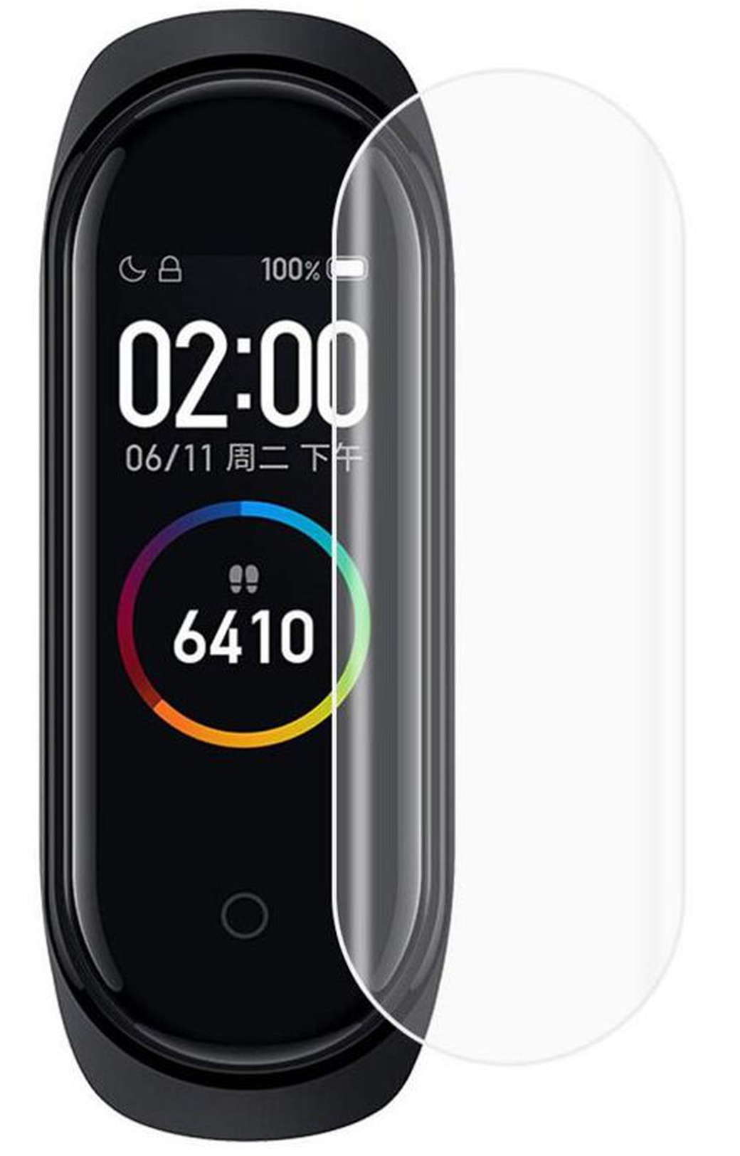 Защитное стекло для часов Xiaomi Mi Band 4, ультра тонкое, 2шт. фото